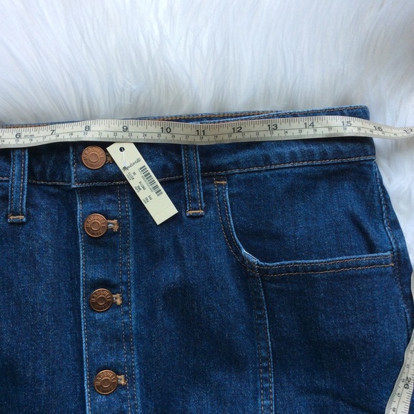 ⭐️HP⭐️NWT Madewell Stretch Denim Skirt - Picture 6 of 12